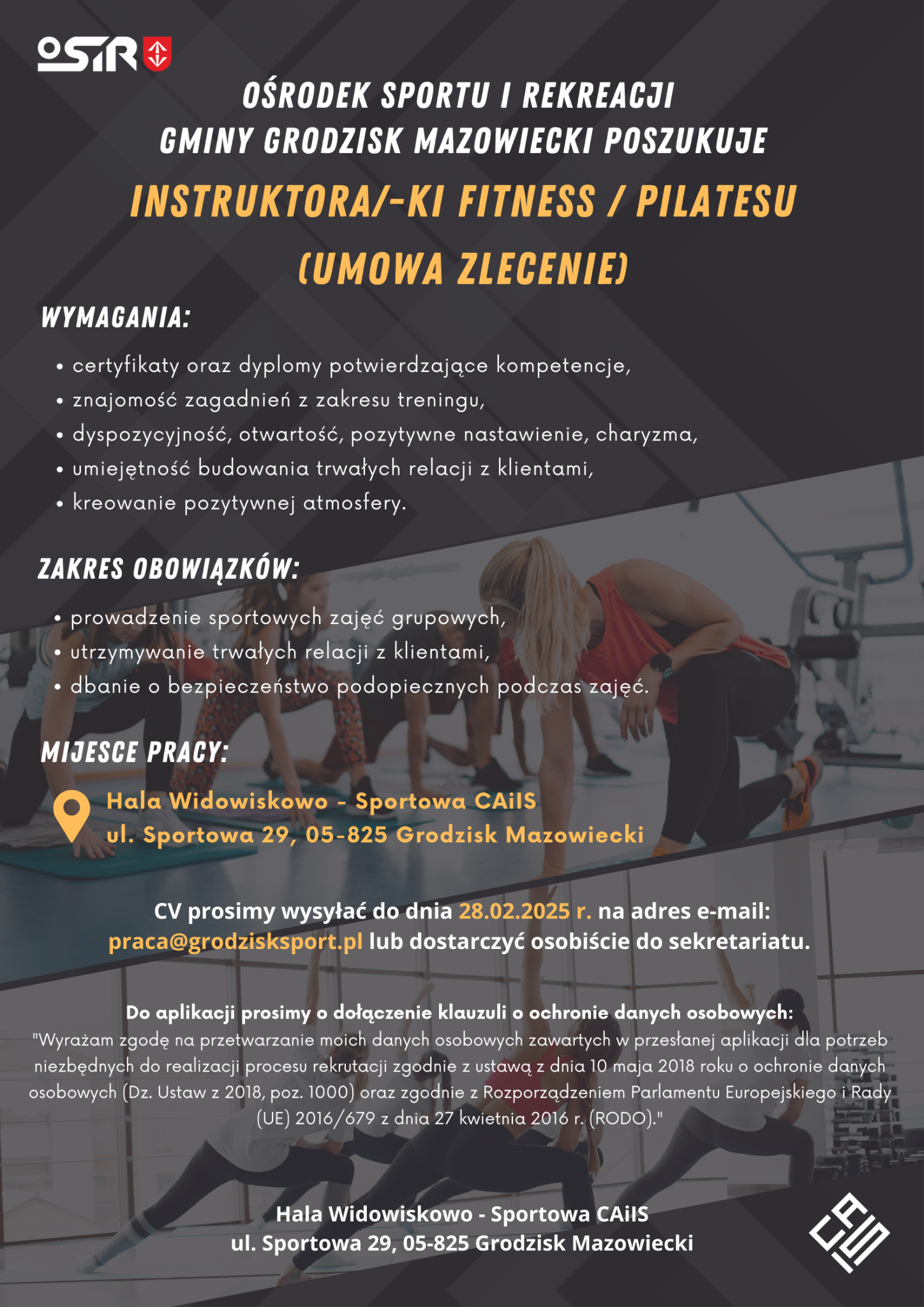 Plakat o&nbsp;rekrutacji