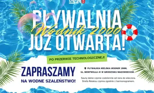 Informacja o funkcjonowaniu pływalni
