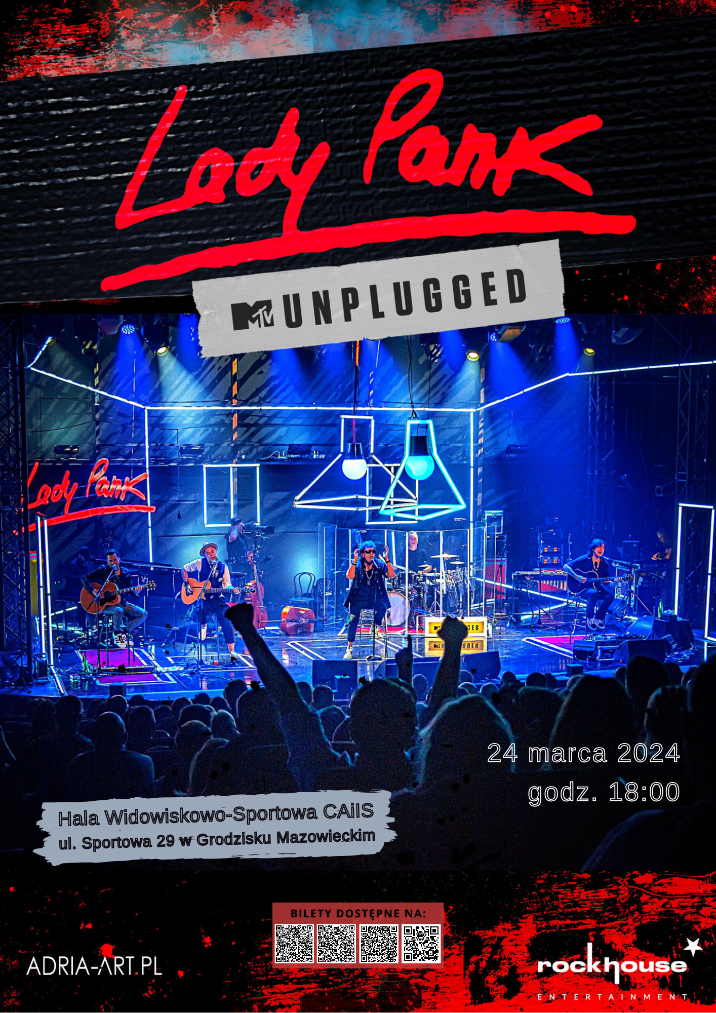 Koncert Lady Pank - MTV Unplugged - godz. 18:00, Hala Widowiskowo-Sportowa CAiIS