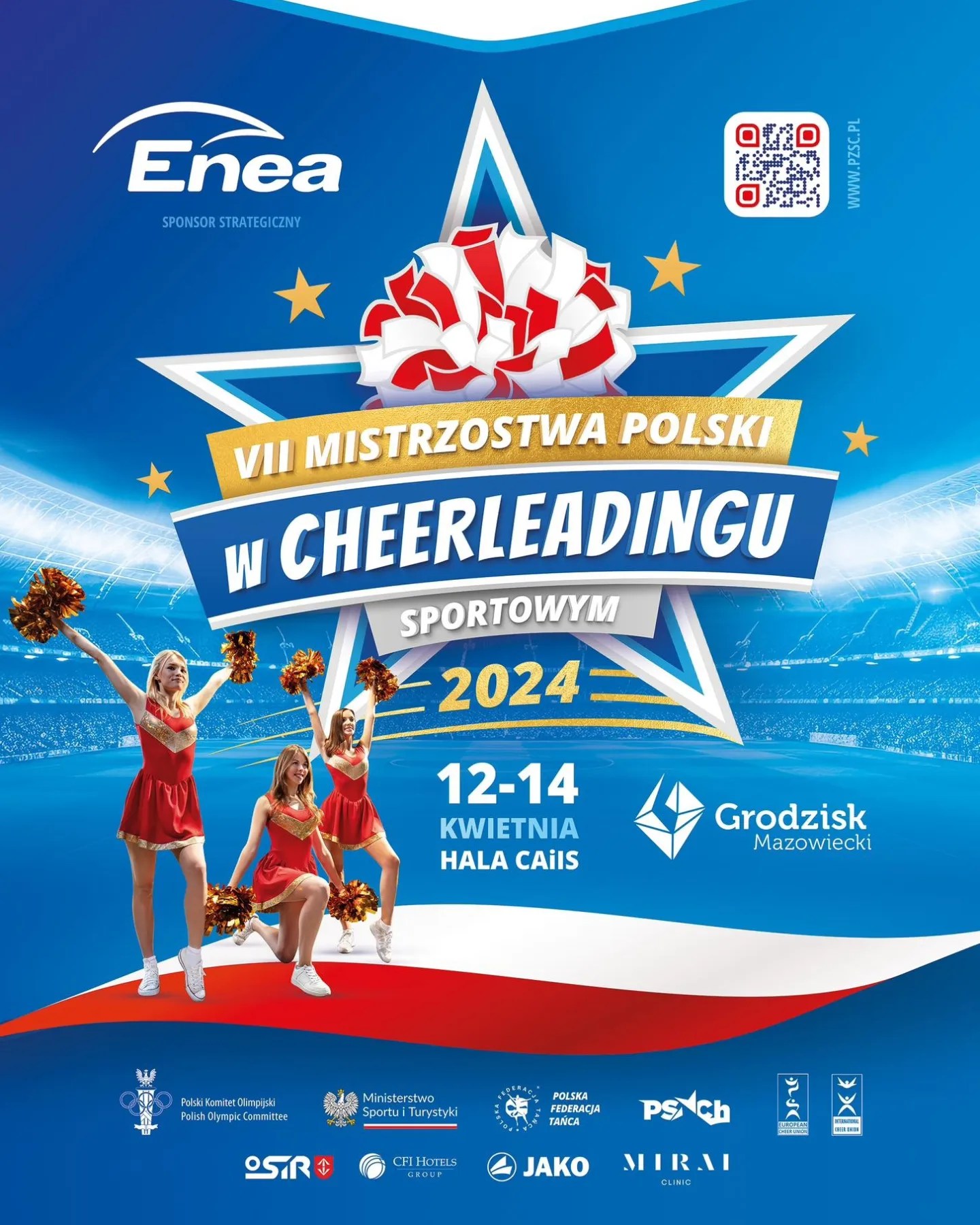 VII Mistrzostwa Polski w Cheerleadingu Sportowym - Hala Widowiskowo-Sportowa CAiIS